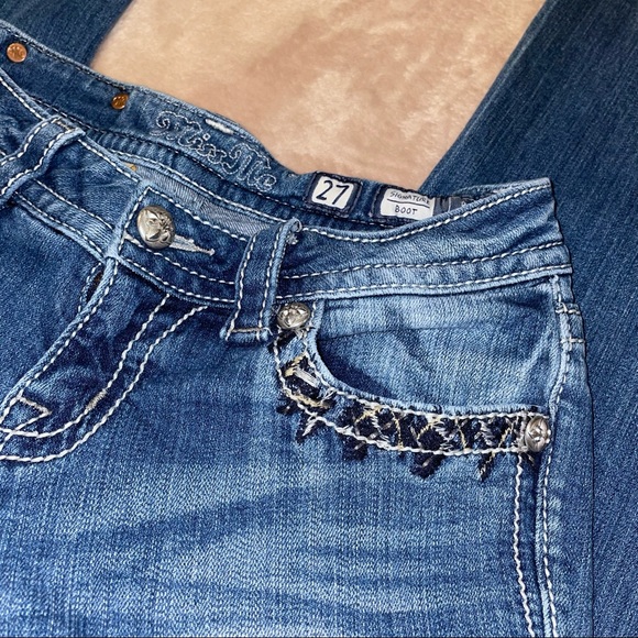 Miss Me jeans boot signature size W27/L31 1/2 - Picture 8 of 16